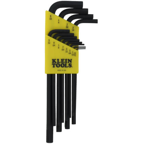 Llk Set Tools LLK12 - Klein Tools LLK12 - 12 Piece L-Style Hex Key Set (0.05