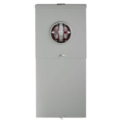 Main product image of 8 Circuit, 8 Space Overhead Ringless Meter Main Combo Breaker w/ Lever Bypass, 5th Jaw (150A)