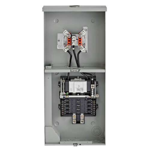 Main product image of 8 Circuit, 8 Space Overhead Ringless Meter Main Combo Breaker (150A)