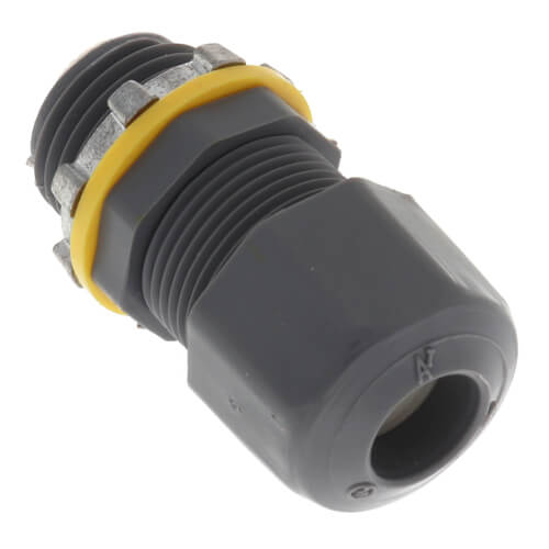 Main product image of 1/2" Low-Profile Strain Relief Non-Metallic Cord Connector (Cord Range: .100-.360)