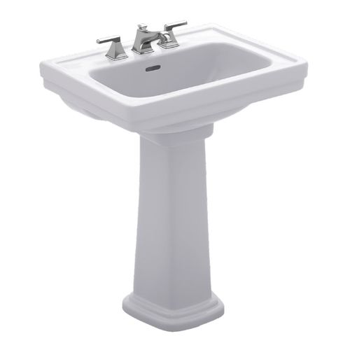 Main product image of LPT532.4N#03 Promenade 4" Center 24" Pedestal Lavatory Sink (Bone)