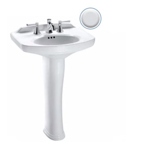 Main product image of LPT642#01 Dartmouth Pedestal Lavatory Sink, 1 Hole (Cotton White)