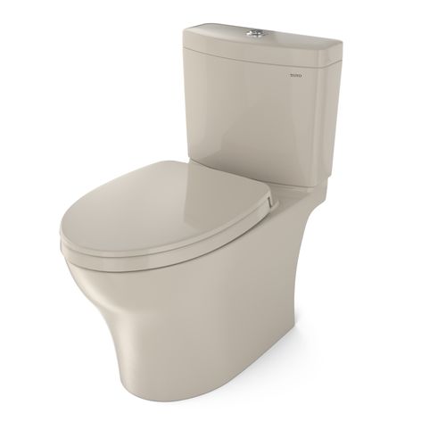 Main product image of MS446124CEMFGN#03 Aquia IV 2-Piece Elongated Dual Flush 1.28 & 0.9 GPF Universal Height Toilet w/ CEFIONTECT, Washlet + Ready (Bone)