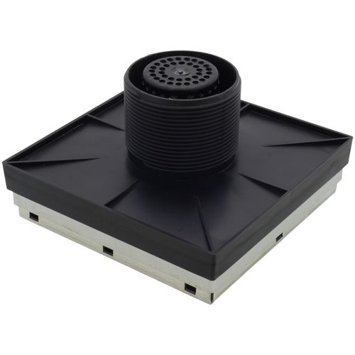 Main product image of 5" x 5" LQ5 Squares Pattern Strainer, 2" Throat (Satin Stainless Steel)