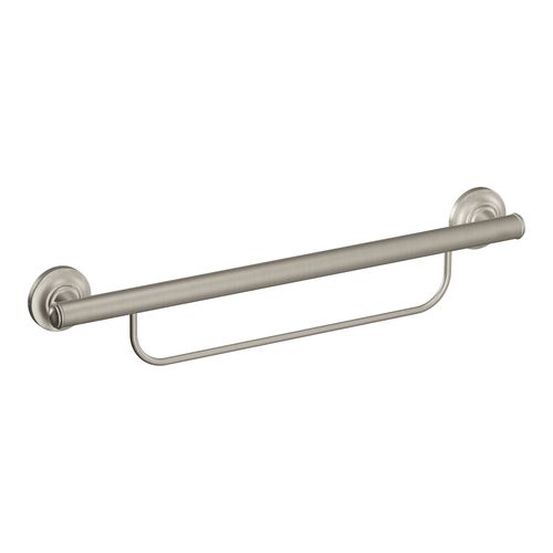 Main product image of Brushed Nickel 24" Grab Bar w/ Towel Bar, LR2350DBN