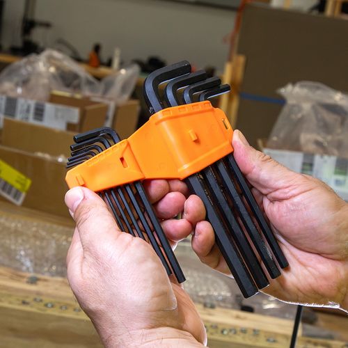 Main product image of 22 Piece L-Style Long Hex Key Set, SAE/Metric