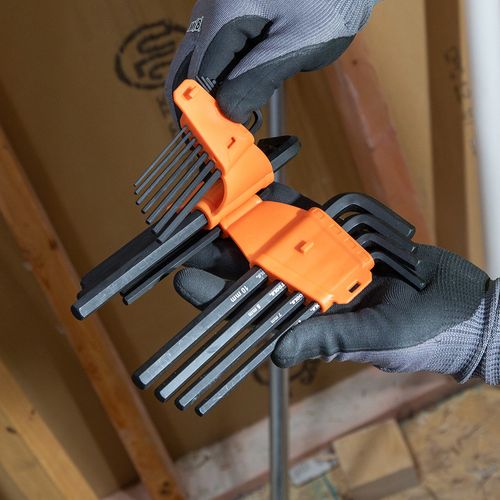 Main product image of 22 Piece L-Style Long Hex Key Set, SAE/Metric