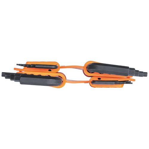 Main product image of 22 Piece Long Ball End Hex Key Set w/ Handle, SAE/Metric