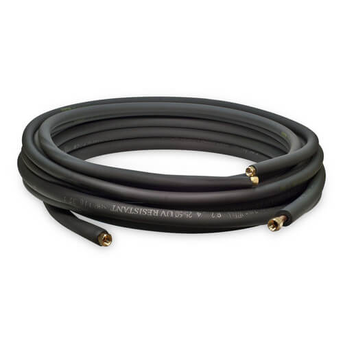 Main product image of 1/4" LL x 1/2" SL x 35 ft Refrigerant Line Set for Mini-Split, Flared