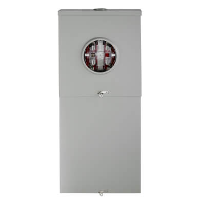 Main product image of 8 Circuit, 8 Space Overhead Ringless Meter Main Combo Breaker w/ Lever Bypass, 5th Jaw (150A)