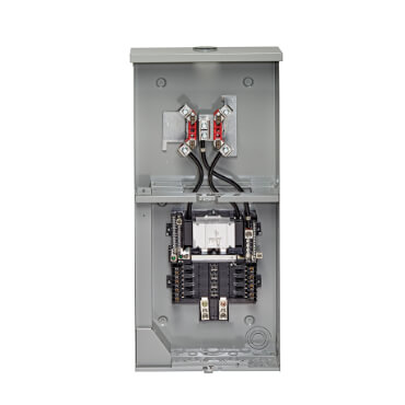 Main product image of 8 Circuit, 8 Space Overhead Ring-Type Meter Main Combo Breaker (150A)