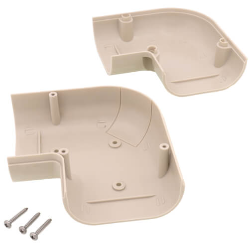 Main product image of 3" 90-Degree Flat Elbow Bend (Natural)