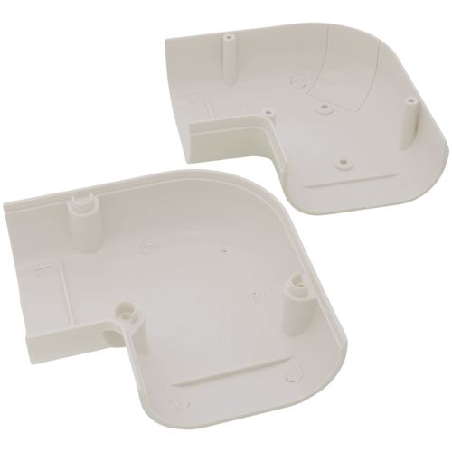 Main product image of 3" 90-Degree Flat Elbow Bend (White)