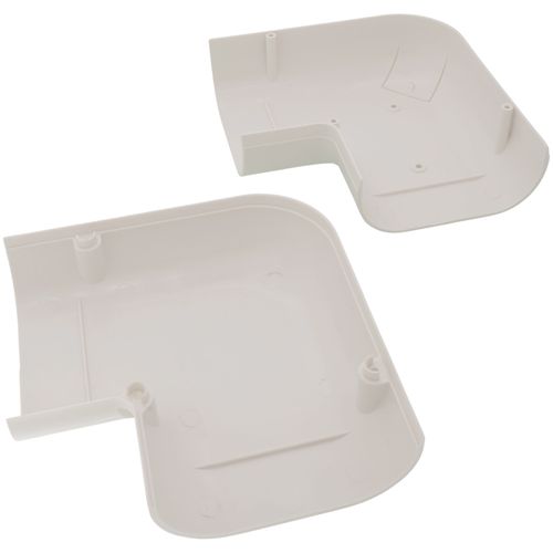 Main product image of 4" 90-Degree Flat Elbow Bend (White)