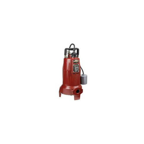 Main product image of 2 HP Auto 2-Stage High-head Omnivore Grinder Pump w/ Piggyback Float Switch - 208/230v - 25 ft Cord