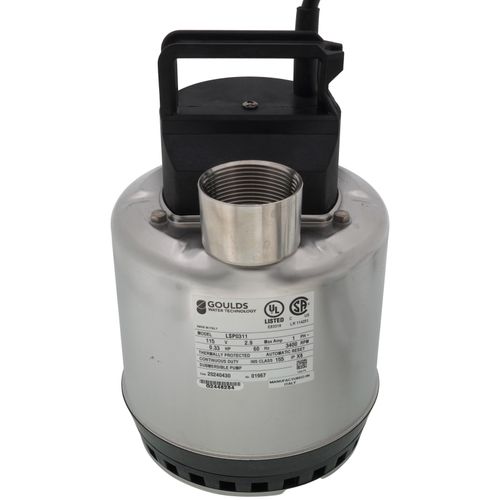 Main product image of Submersible Sump Pump (1/3 HP, 115V, 1 PH, 36 GPM, 10' Cord)