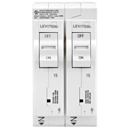 LSPD1-T - Leviton LSPD1-T - Whole House Surge Protective Device W/ Two ...