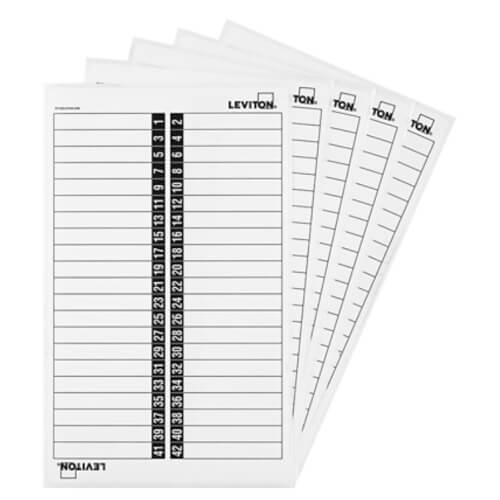 LSTK4 - Leviton LSTK4 - 42-Space Load Center Circuit Identification ...