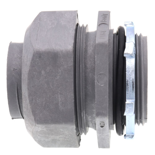 Main product image of 1-1/2" Straight Two-Piece Liquid Tight Non-Metallic Fitting