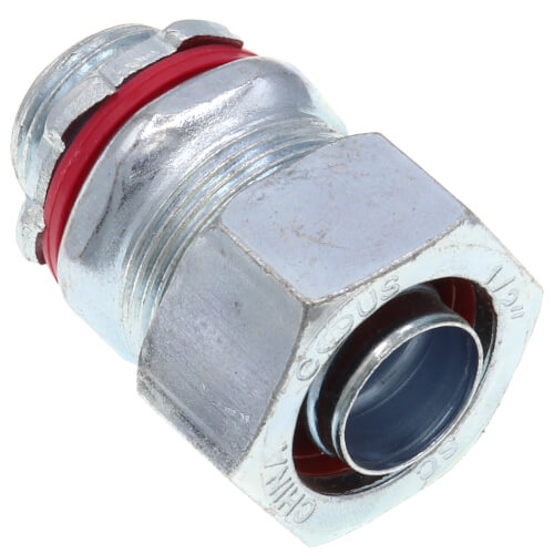 Main product image of 1/2" Zinc Straight Liquid Tight Connector