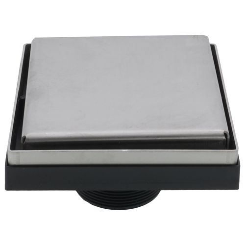 Main product image of 5 "x 5" LT5 Tile Drain Strainer, 2" Throat (Satin Stainless Steel)