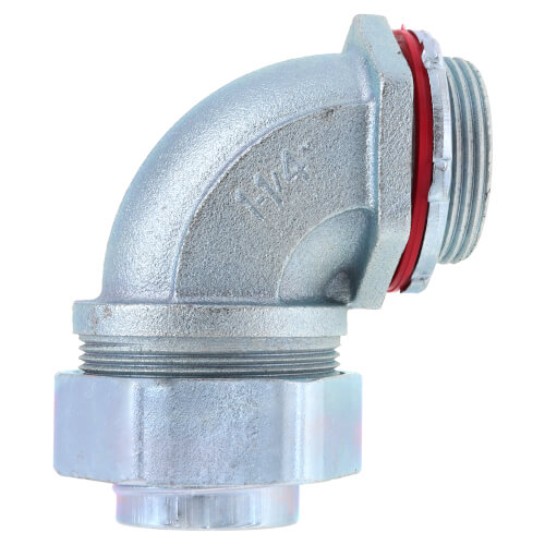 Main product image of 1-1/4" 90-Degree Malleable Iron Liquid Tight Fitting