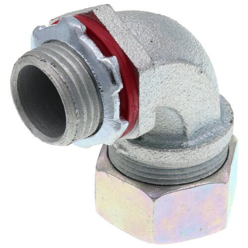 Main product image of 1/2" 90-Degree Malleable Iron Liquid Tight Fitting
