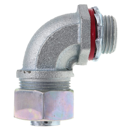 Main product image of 1/2" 90-Degree Malleable Iron Liquid Tight Fitting