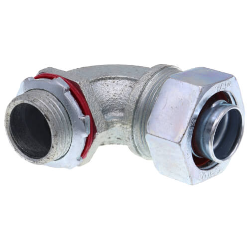 Main product image of 3/4" 90-Degree Malleable Iron Liquid Tight Fitting