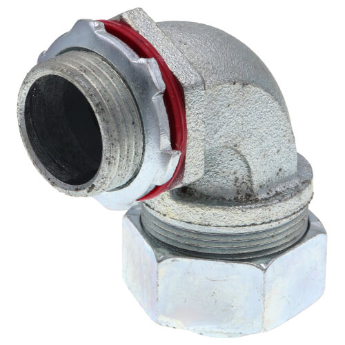 Main product image of 3/4" 90-Degree Malleable Iron Liquid Tight Fitting