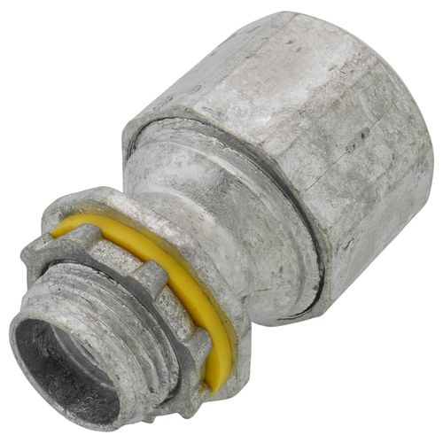 Main product image of 1/2" Zinc Liquid Tight Fitting for PVC Jacketed MC Cable and Teck 90 Cable