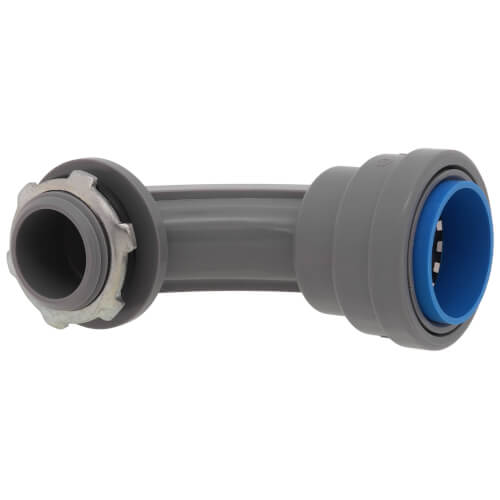 Main product image of 3/4" Liquid Tight Non-Metallic Push Install 90-Degree Elbow