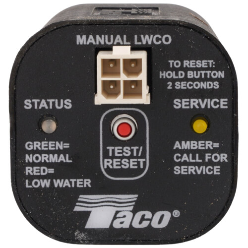 Main product image of Electronic, (24V) Manual Reset Low Water Cut-Off (Water), 3/4" NPT
