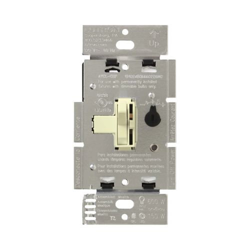 Main product image of Ariadni LED+ Dimmer Switch, 150W LED, Single Pole/3-Way, No Neutral Required,120V, Almond