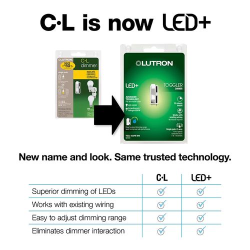 Main product image of Ariadni LED+ 3-Way Toggle & Dimmer Switch 250W (Ivory)