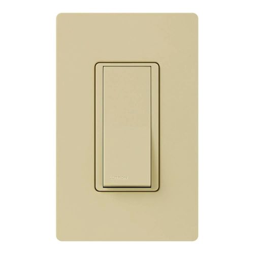 Main product image of Claro 120vac/600w Single Pole Rocker Switch (Ivory)