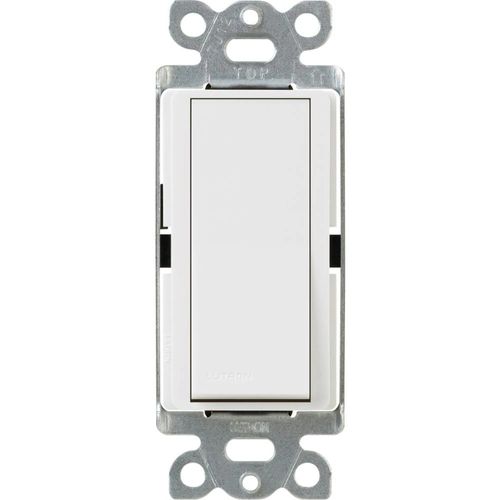 Main product image of Claro 120vac/600w Single Pole Rocker Switch (White)