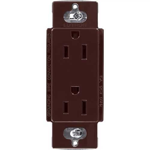 Main product image of Claro 15a Duplex Receptacle (Brown)