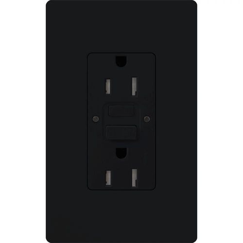 Main product image of Claro 15a GFCI Self Testing Receptacle (Black)