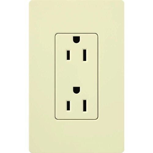 Main product image of Claro 15a Tamper Resistant Duplex Receptacle(Almond)