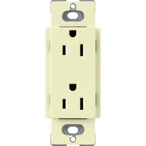 Main product image of Claro 15a Tamper Resistant Duplex Receptacle(Almond)