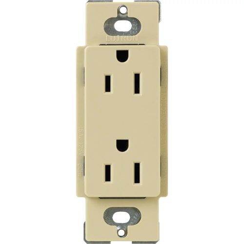 Main product image of Claro 15a Tamper Resistant Duplex Receptacle(Ivory)