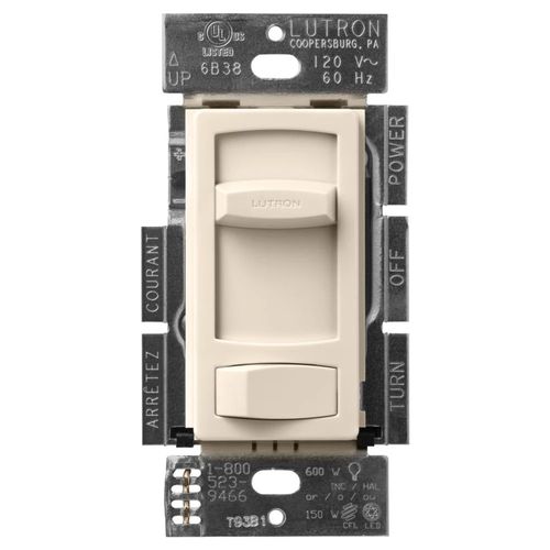 Main product image of Skylark Contour LED+ Dimmer, 150W 1 Pole 3-way Dimmer Switch (Light Almond)