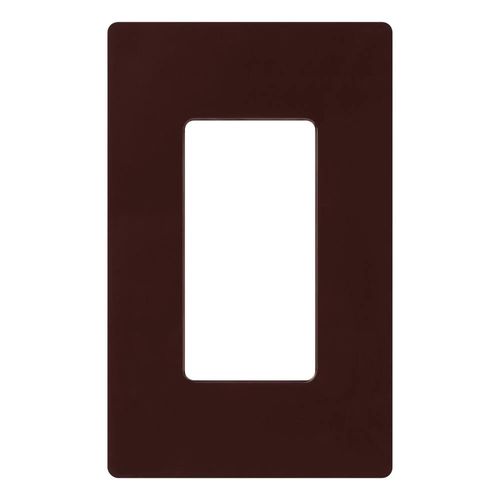 Main product image of Claro Wall Plate 1 Gang (Brown)