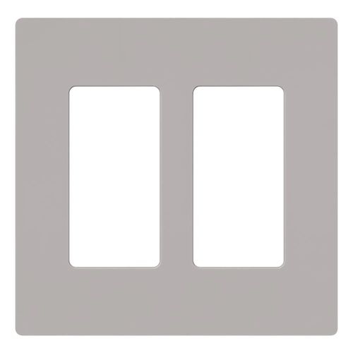 Main product image of Claro Wall Plate 2 Gang (Gray)