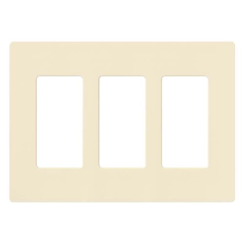 Main product image of Claro Wall Plate 3 Gang (Almond)