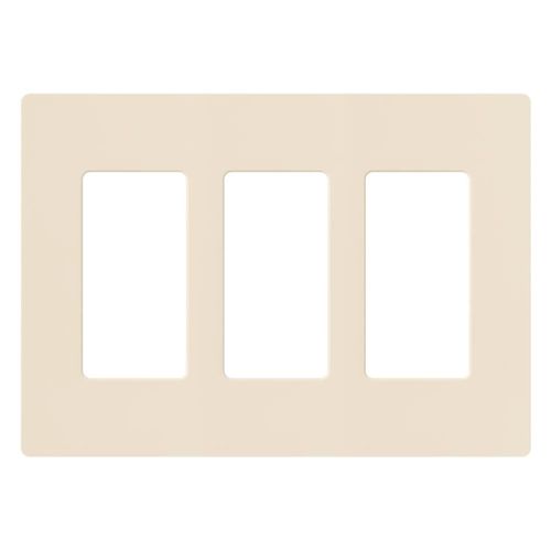 Main product image of Claro Wall Plate 3 Gang (Light Almond)