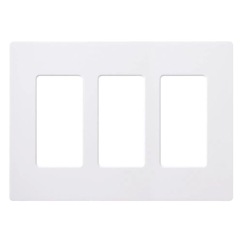 Main product image of Claro Wall Plate 3 Gang 24 Pack (White)