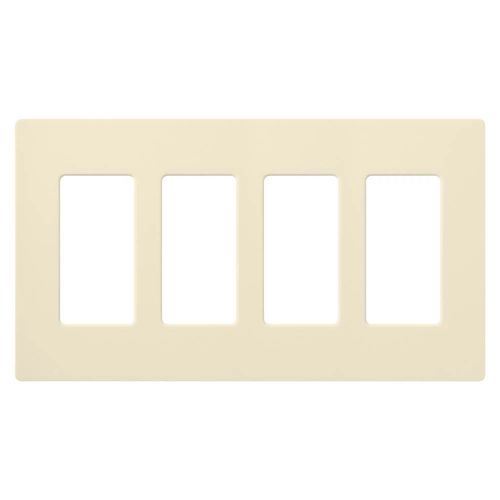 Main product image of Claro Wall Plate 4 Gang (Almond)