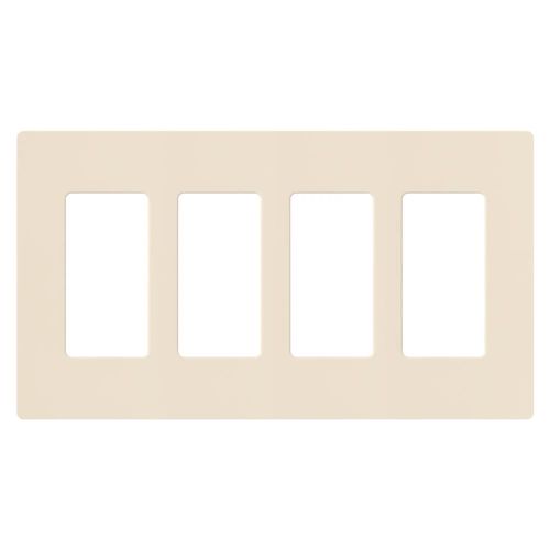 Main product image of Claro Wall Plate 4 Gang (Light Almond)